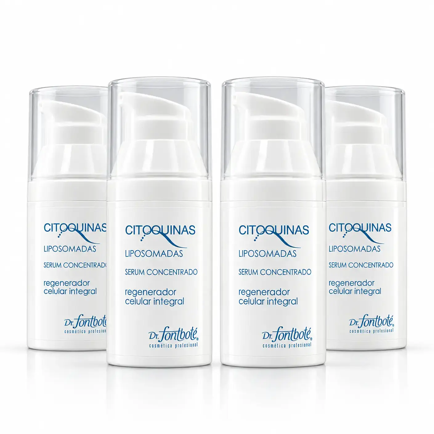 Serum tratamiento facial rejuvenecedor para piel más firme citoquinas Fontboté pack 4 1
