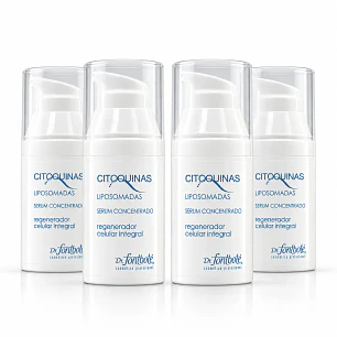Serum tratamiento facial rejuvenecedor para piel más firme citoquinas Fontboté pack 4