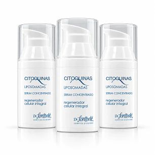 Serum de citoquinas Dr. Fontboté para mejorar textura, elasticidad y suavidad del rostro pack 3