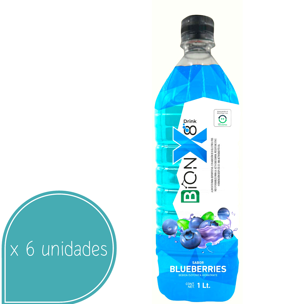 Botella hidratación 1 litro Verde