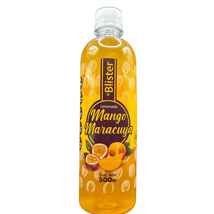 Pack 6 Botellas 500cc Limonada Mango Maracuyá  1