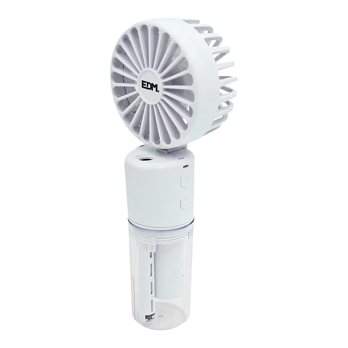 [Demo] Ventoinha de Nebulização Recarregável, 4 Velocidades, 6,2 x 16,4 Cm. Cores Sortidas 2
