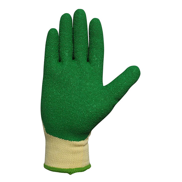[Demo] Luvas de Poliéster com Palma de Látex para Jardinagem, T-07 2