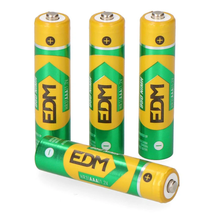 [Demo] Pilha Recarregável Eco-Series Aaa - Hr03 950ma, Ø10,5 x 44,5 mm, 4 Unidades 2