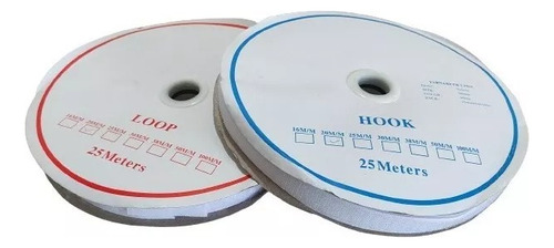Velcro 2 cm Rollo 25 Metros Varios Colores