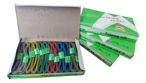Caja 12 Unidades Huincha De Medir Para Costura Colores