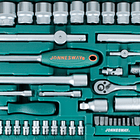 JUEGO de DADOS 1/4' 1/2' 101 piezas 1/2S04H624101S JONNESWAY 6