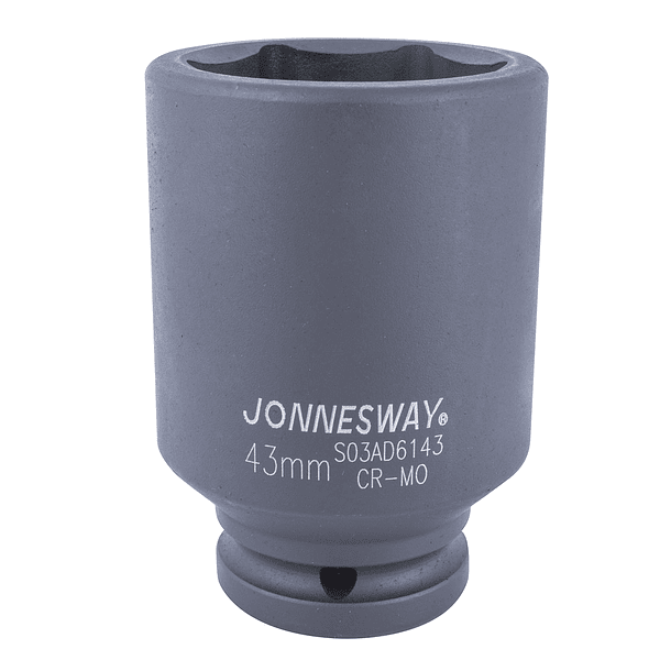 DADOS IMPACTO LARGO CUADRANTE 3/4"  de 17 a 50 MM JONNESWAY