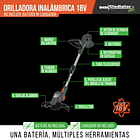 Orilladora Inalámbrica 18v SIN BATERIA BDR 812/18 10