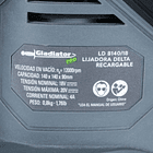 Lijadora Delta Inalámbrica 18V  Con 1 Batería GLADIATOR LD 8140/18 C1 16