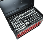 BAUL DE HERRAMIENTAS 3 CAJONES 408 PIEZAS METALICO WORKPRO 9