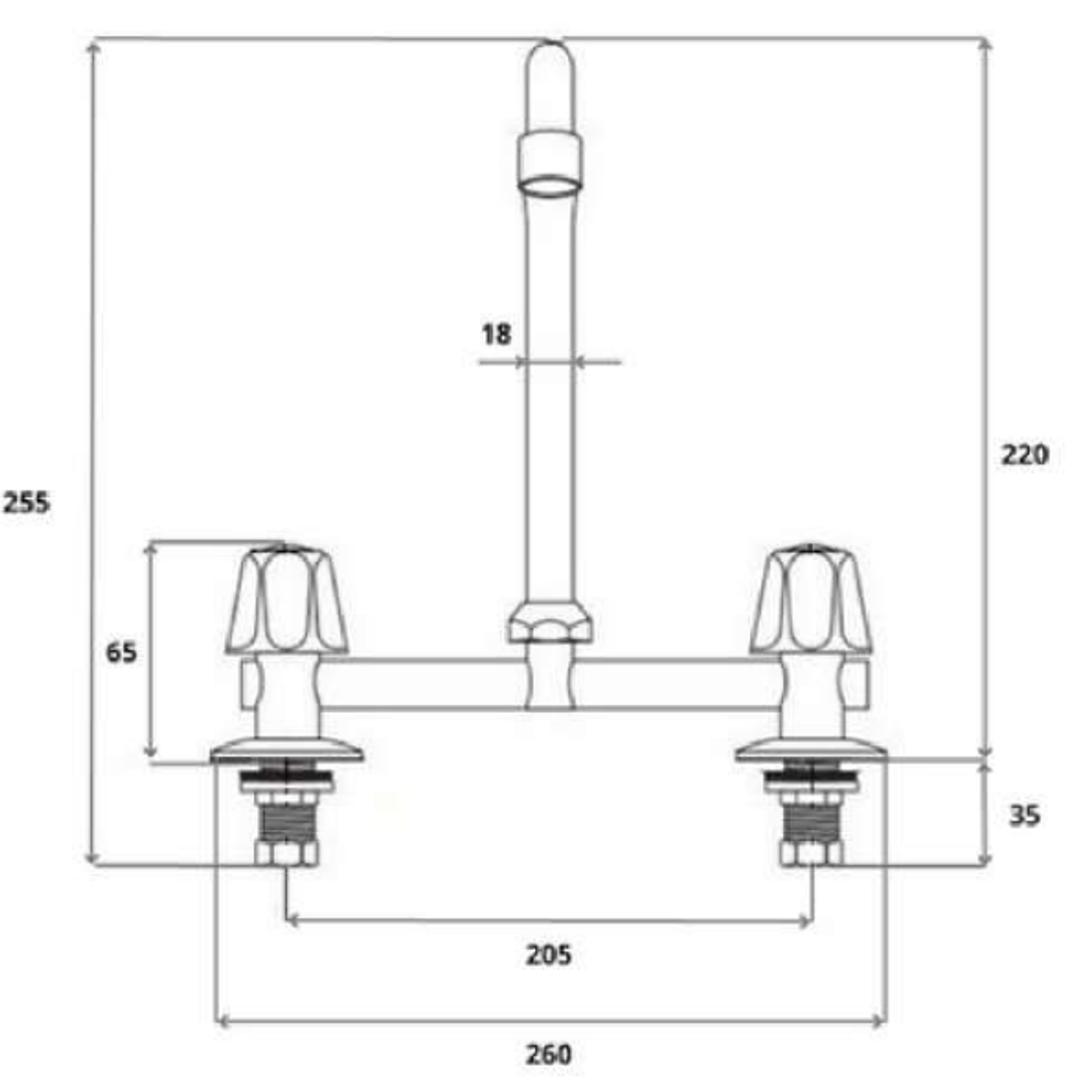 Llave combinación Lavaplatos Antonella