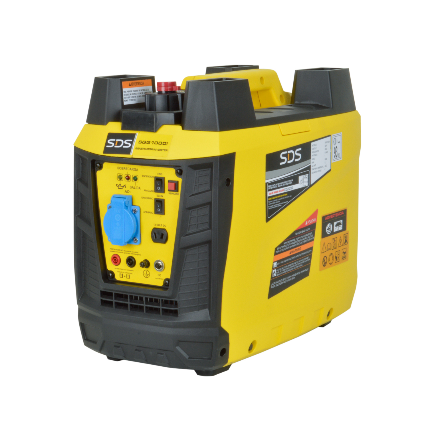 GENERADOR SDS BENCINERO SGG1000 1,1 KW 220 V INVERTER Equisol Spa