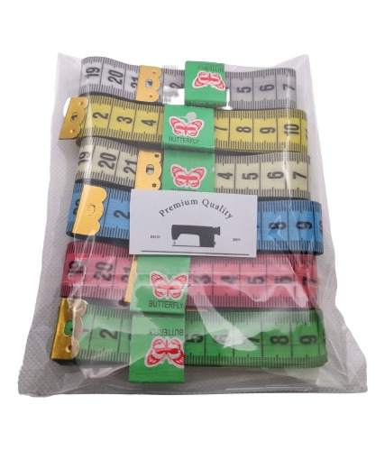 Cinta De Medir Para Costura Colores Set 6 Unidades