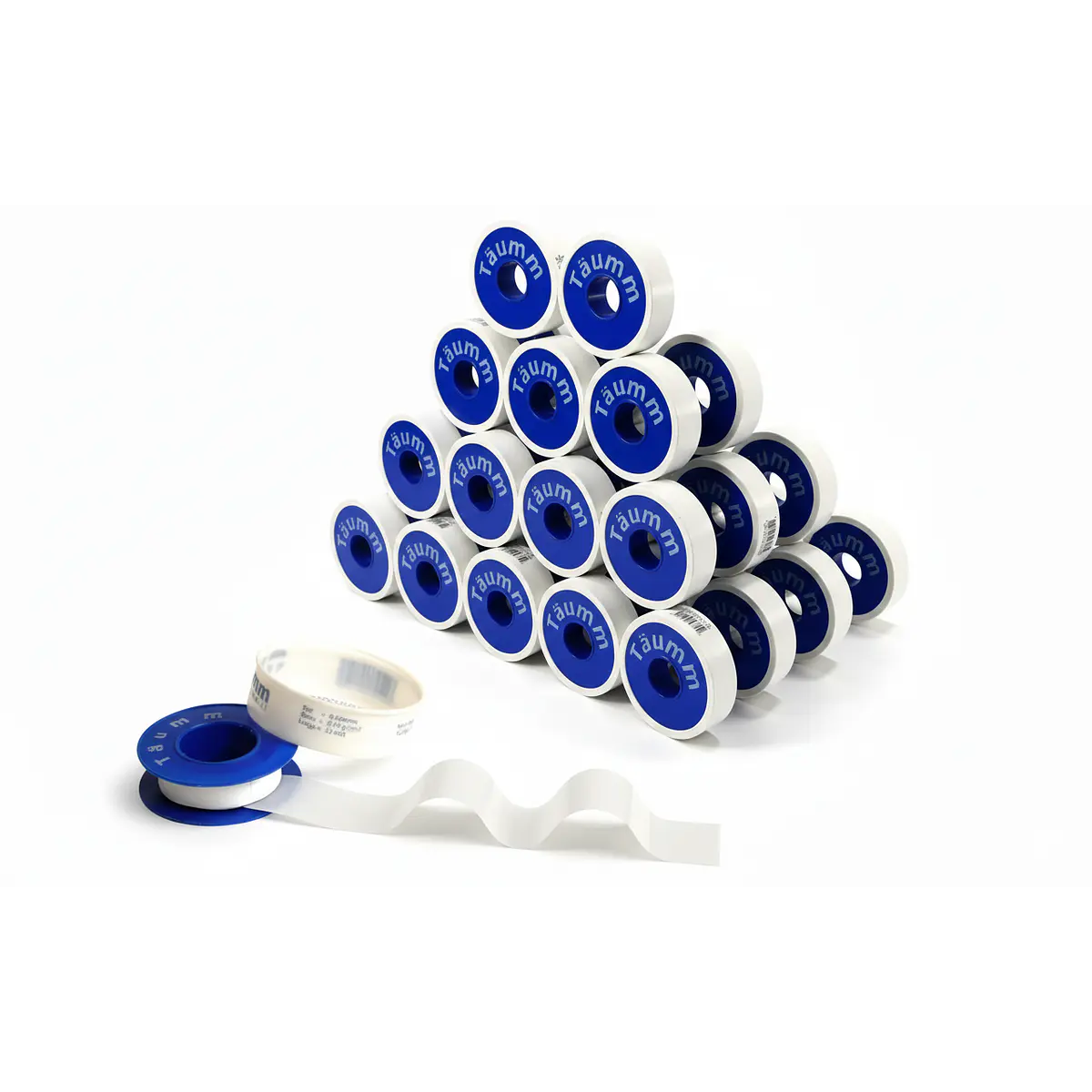 Cinta Teflón 1/2" - Pack 20 Rollos - Agua Caliente y Fría