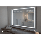 Espejo Rectangular LED 90x70 cm con Luz de Contorno 2