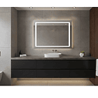 Espejo Rectangular LED 90x70 cm con Luz de Contorno 10