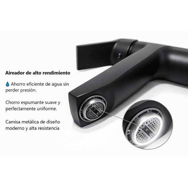 Grifería Negra Baño Monomando Tina Ducha y Lavamanos  Línea Notte – Taumm 4