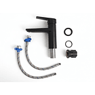 Grifería Negra Baño Monomando Tina Ducha y Lavamanos  Línea Notte – Taumm 12