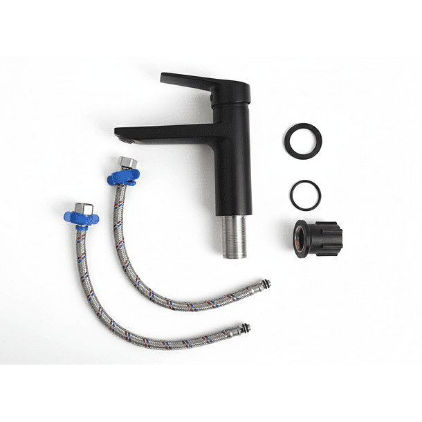 Grifería Negra Baño Monomando Tina Ducha y Lavamanos  Línea Notte – Taumm 12