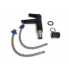 Grifería Negra Baño Monomando Tina Ducha y Lavamanos  Línea Notte – Taumm 17