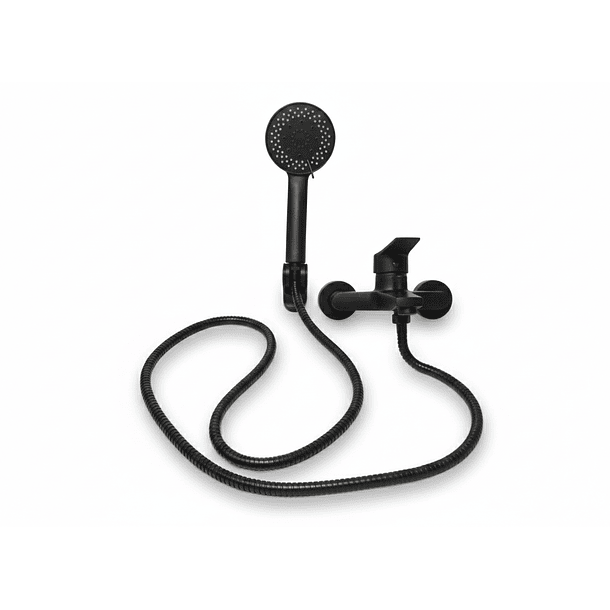 Grifería Negra Baño Monomando Tina Ducha y Lavamanos  Línea Notte – Taumm 18