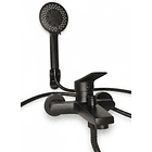 Grifería Negra Baño Monomando Tina Ducha y Lavamanos  Línea Notte – Taumm 19