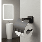 Portarollos Negro Línea Schwarz Porta Papel Higiénico 1