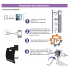Portarollos Negro Línea Schwarz Porta Papel Higiénico 4