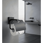 Portarollos Negro Línea Schwarz Porta Papel Higiénico 5