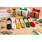 Rollo Cinta Satin Raso Genero 7mm 10 Mts Pack 6 Colores 1