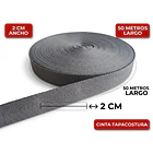 Cinta Espiga Poliester Rollo 20 Mm X 50 Mts Tapa Costura 16