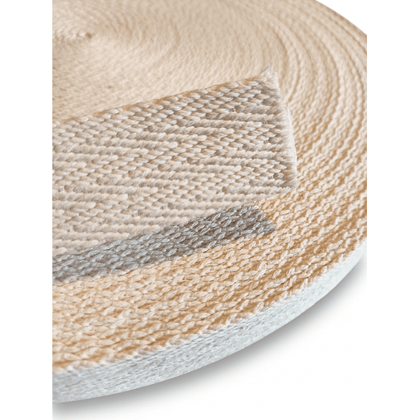 Huincha Mochila Espiga Algodón 50 Mts Anchos: 2, 3 y 4 cms Crudo Natural 12