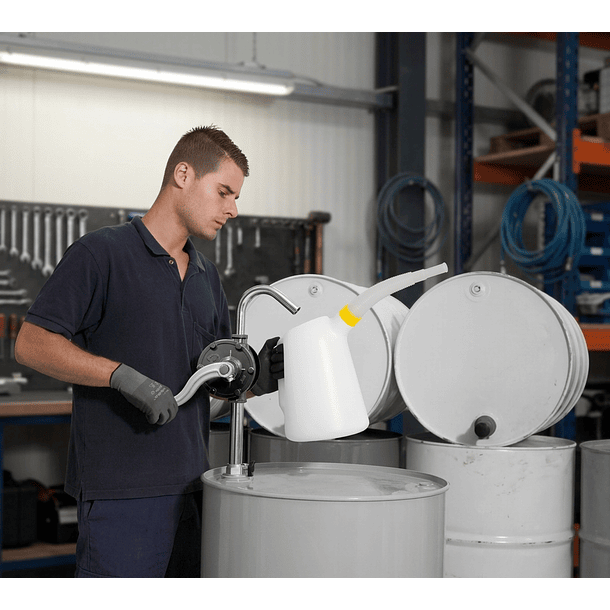 BOMBA MANUAL TRASVASIJE ROTATORIA ALUMINIO 308010 7