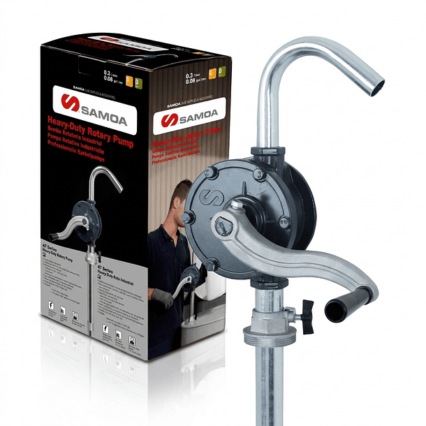 BOMBA MANUAL TRASVASIJE ROTATORIA ALUMINIO 308010 1