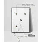 Espejo LED Touch 45x60 cm con Luz Superior e Inferior 5
