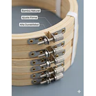 Bastidor de Bordar Madera Redondo 16 cm – Pack 10 Unidades Bambú- COPIA 2