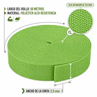 Huincha de Mochila 2,5 cms de ancho por 50 mts de largo - Colores Varios 27