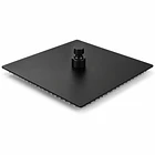 Plato De Ducha Cuadrado 25x25 Negro Acero Inox 21