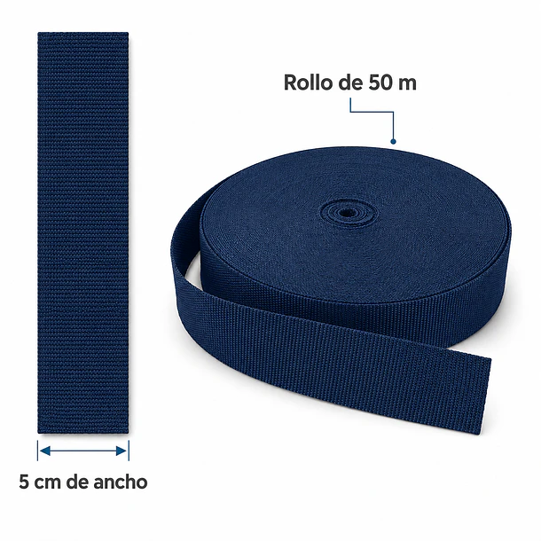 Huincha de Mochila 5 cm x 50 mts 37