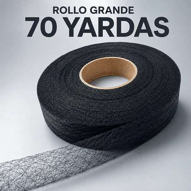 Cinta Basta 20mm para Dobladillo Pantalón, Cortina, Ropa Termoadhesiva 80y 15