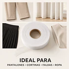 Cinta Basta 20mm para Dobladillo Pantalón, Cortina, Ropa Termoadhesiva 80y 18