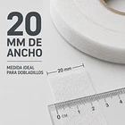 Cinta Basta 20mm para Dobladillo Pantalón, Cortina, Ropa Termoadhesiva 80y 20