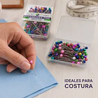 Alfileres Cabeza Color Plástica ¡2 Cajas X 100 Unidades C/u! 3