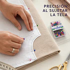 Alfileres Cabeza Color Plástica ¡2 Cajas X 100 Unidades C/u! 10