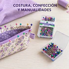 Alfileres Cabeza Color Plástica ¡2 Cajas X 100 Unidades C/u! 5