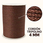 Cordón Tripolino Macramé 4mm X 100 Metros 500 Grs Poliéster 8