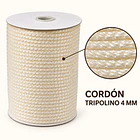 Cordón Tripolino Macramé 4mm X 100 Metros 500 Grs Poliéster 10