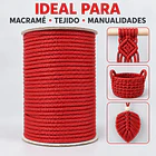 Cordón Tripolino Macramé 4mm X 100 Metros 500 Grs Poliéster 13