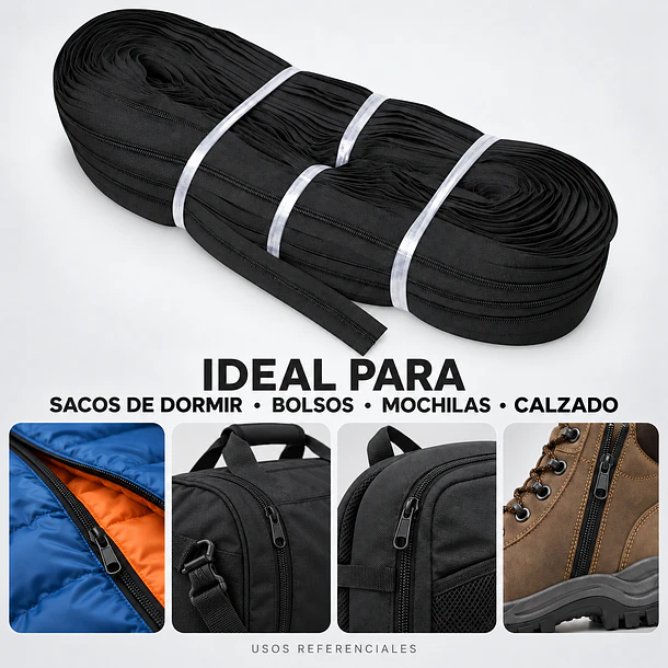 CIERRE DE NYLON N.º 5 – ROLLO DE 200 YARDAS 5
